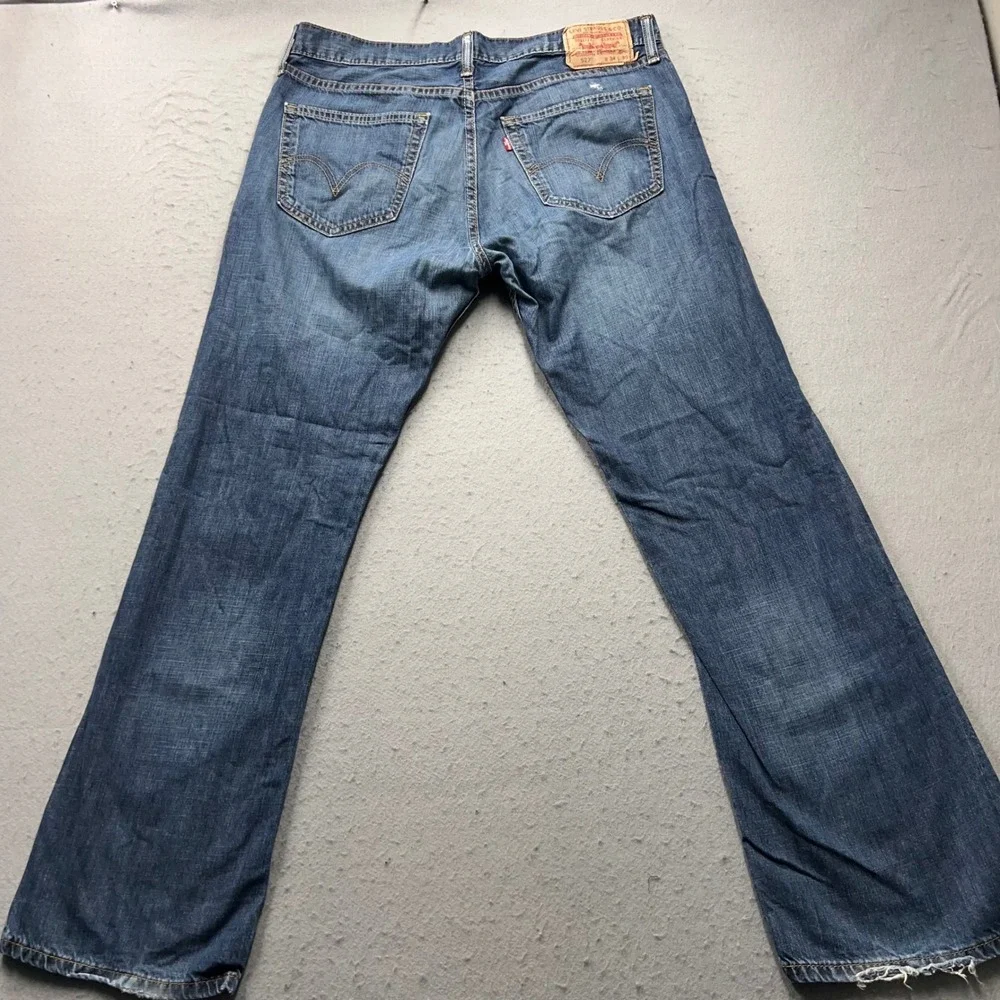 Levis 527 Slim Bootcut Jeans Mens‎ 34x30 Blue Denim Pants 100% Cotton 1630